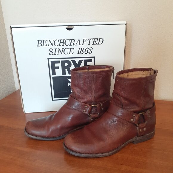 Frye Phillip Harness Ankle Boot - Picture 1 of 14
